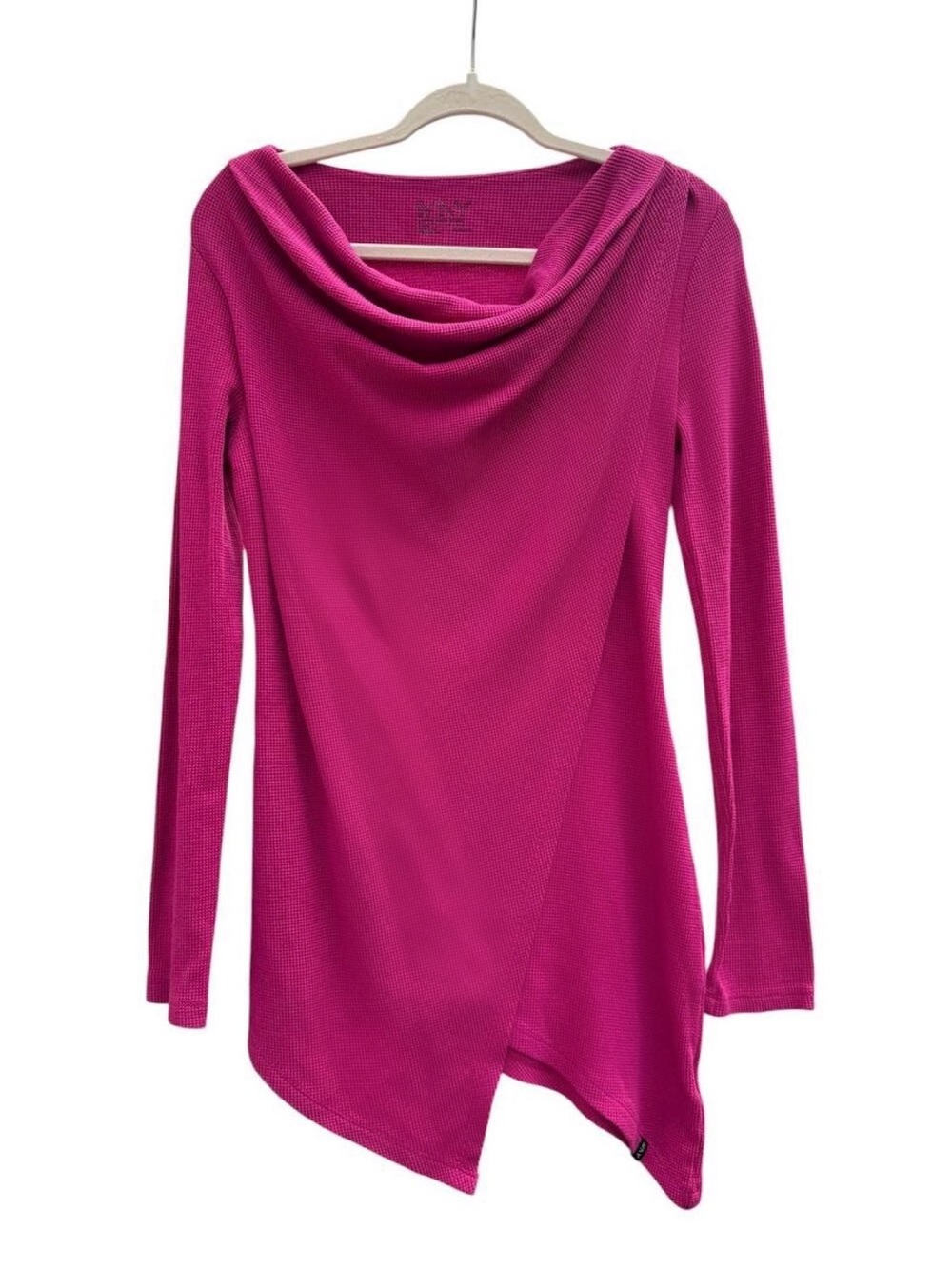 Andrew Marc New York (AMNY) Women's Long Sleeve Asymmetrical Cowl Neck Tunic